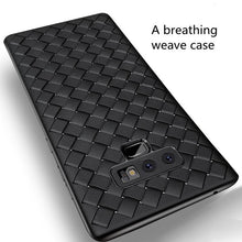 Load image into Gallery viewer, Samsung Galaxy Note 9 Premium Weaving Grid Breathable Soft Silicone Back Case Cover