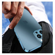 Limited Edition Square Silicon Electroplating Case with Glass Camera Protection for iPhone 13 Series