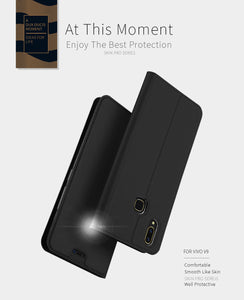 Ducis Elegant Smart Auto Sleep Wake Up Sensor Flip Case Cover for Vivo V9/Y85