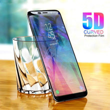 Load image into Gallery viewer, Samsung Galaxy A7 2018 Premium 5D Pro Full Glue Curved Edge Anti Shatter Tempered Glass Screen Protector
