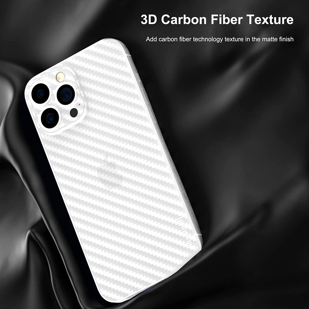 Henks Premium Carbon Fiber Texture PP Phone Case for iPhone 13 Series-