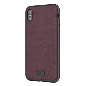 Premium Kajsa Luxe Collection Genuine Leather Back Case iPhone Xs Max.