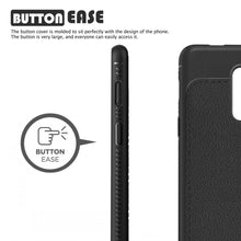 Load image into Gallery viewer, OnePlus 6 Premium Shockproof Fine Grain Leather Touch Soft TPU Back Case Cover