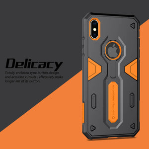 Apple iPhone XS Max Nillkin Defender II Series Heavy Duty Drop Protection Hybrid Armor Back Case