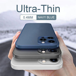 iPhone 14 Series Ultra-Thin Matte Paper Back Case Cover