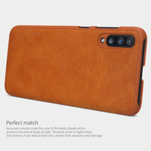 Load image into Gallery viewer, Samsung Galaxy A70 Nillkin Qin Series Vintage Leather Flip Case Wallet Cover