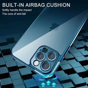 Limited Edition Square Silicon Electroplating Case with Glass Camera Protection for iPhone 13 Series