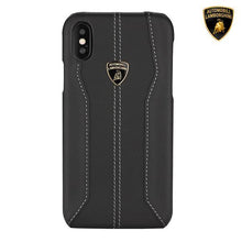 Load image into Gallery viewer, Apple iPhone XS Max Official Lamborghini Huracan D1 Series Genuine Leather Anti Knock Back Case Cover