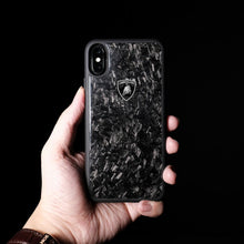 Load image into Gallery viewer, Apple iPhone XS Max Luxury Automobili Lamborghini D14 Marble Finish Glossy Surface Hard Back Case Cover