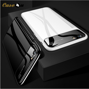 HENKS Luxury Smooth Mirror Camera Lens Anti Scratch Back Case Cover for Apple iPhone 7/8