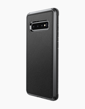 Load image into Gallery viewer, X-doria Defense LUX Military Grade Drop Tested, Anodized Aluminum, Leather case For Galaxy S10/ S10 PLUS Black