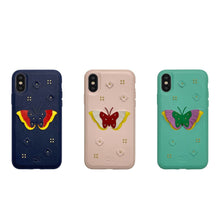 Load image into Gallery viewer, Premium RAIGOR INVERSE Butterfly Series Case for iPhone XS Max- Blue.