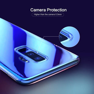 Samsung Galaxy S9 Plus Luxury Blue Ray Laser Gradient Dual Color Hard Back Case Cover