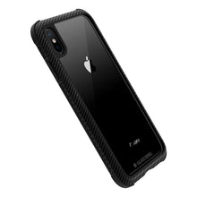 Load image into Gallery viewer, SwitchEasy Glass Rebel Military Grade Anti-Shock TPU Metal Tempered Glass Case Cover for IX/XS/XS MAX