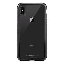 Load image into Gallery viewer, SwitchEasy Glass Rebel Military Grade Anti-Shock TPU Metal Tempered Glass Case Cover for IX/XS/XS MAX