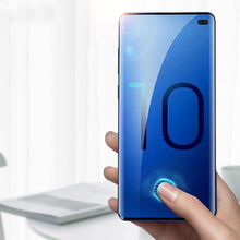 Load image into Gallery viewer, SAMSUNG GALAXY S10 PREMIUM HENKS 5D PRO FULL GLUE CURVED EDGE ANTI SHATTER TEMPERED GLASS SCREEN PROTECTOR