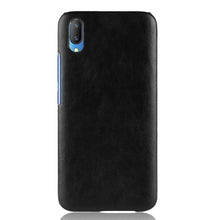 Load image into Gallery viewer, Vivo V11 Pro Luxury Leather Finish Anti Knock Hard PC Back Case Cover with Back Screen Guard