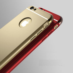 Luxury Ultra Slim i paky  3in1 Gold Electroplating Hard Back Case Cover for Apple iPhone 6 / 6S/ iPhone 6 Plus