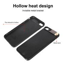 Load image into Gallery viewer, Henks Premium Ultra Slim Metal Back Camera Protection Kickstand Hollow Shell Bracket Back Case for Apple iPhone 7 Plus/ 8 Plus