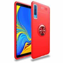 Load image into Gallery viewer, SAMSUNG GALAXY A7 2018 LUXURY SHOCKPROOF RING HOLDER KICKSTAND SOFT TPU BACK CASE COVER
