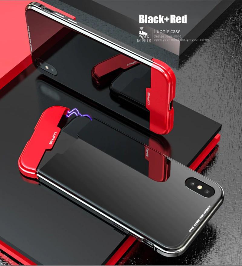 Apple iPhone XS MAX Magnetic Adsorption Aluminum Metal Frame
