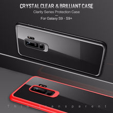 Load image into Gallery viewer, Samsung Galaxy S9 Plus Premium Transparent Hard Acrylic Back with Soft TPU Bumper Case