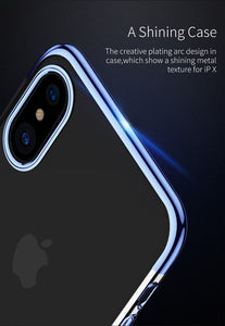 iPhone X / XS 2018 Luxury High-end Electroplated Premium Back Case Cover