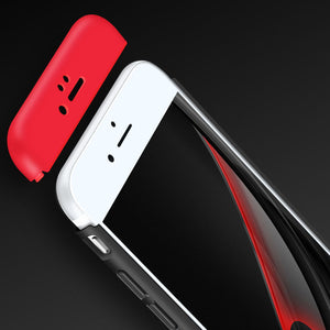 Premium Ultra Slim GKK 3in1 360 Body Full Protection Hard Matte Front + Back Cover for Apple iPhone 7 Plus/ 8 Plus