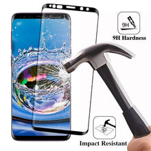 Load image into Gallery viewer, Samsung Galaxy S9 Premium Henks 5D Pro Full Screen Coverage Full Glue Anti Shatter Tempered Glass Screen Protector - BLACK