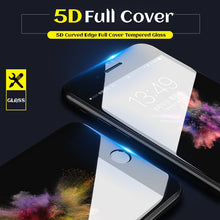 Load image into Gallery viewer, Premium Henks 5D Pro Full Screen Coverage Full Glue Curved Edges Anti Shatter Tempered Glass Screen Protector for Apple iPhone 6 / 6S/ 6 Plus - BLACK