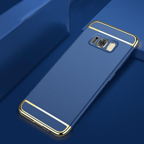 Samsung Galaxy S8 Plus Luxury Ultra Slim 3in1 Gold Electroplating Hard Back Case Cover