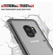 Load image into Gallery viewer, Samsung Galaxy S9 Premium  Edge Anti Scratch HD Clear 9H Hardness Tempered Glass Back Case Cover - BLACK