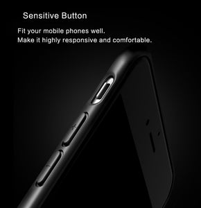 Premium Transparent Hard Acrylic Back with Soft TPU Bumper Case for Apple iPhone 7 Plus & 8 Plus