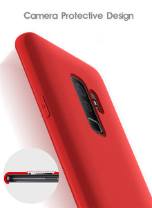 OnePlus 6T Premium Liquid Silicone Ultra Thin Soft Silicone Candy Color Back Case Cover