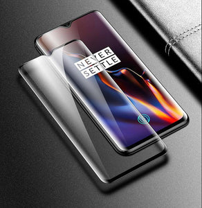OnePlus 6T Premium 5D Pro Full Glue Curved Edge Anti Shatter Tempered Glass Screen Protector