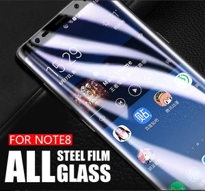 Samsung Galaxy Note 8 Premium 5D Pro Full Glue Curved Edge Anti Shatter Tempered Glass Screen Protector