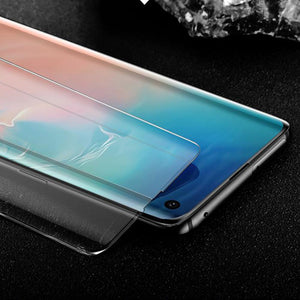 SAMSUNG GALAXY S10 PREMIUM HENKS 5D PRO FULL GLUE CURVED EDGE ANTI SHATTER TEMPERED GLASS SCREEN PROTECTOR