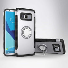 Load image into Gallery viewer, Samsung Galaxy S8 Luxury Carbon Fiber Design Shockproof Hybrid Ring Holder Case