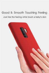 OnePlus 6T Premium Liquid Silicone Ultra Thin Soft Silicone Candy Color Back Case Cover