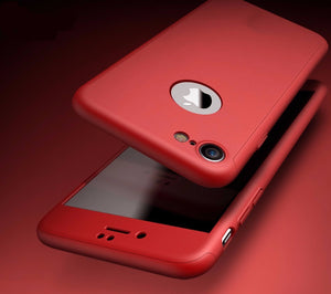 Premium iPaky Matte Finish 360 Full Body Protection Front + Back Cover for Apple iPhone 7/7 Plus