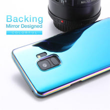 Load image into Gallery viewer, Samsung Galaxy S9 Luxury Blue Ray Laser Gradient Dual Color Hard Back Case Cover