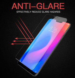 Redmi Note 6 Pro Premium 5D Pro Full Glue Curved Edge Anti Shatter Tempered Glass Screen Protector