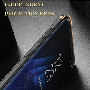 Samsung Galaxy S8 Plus Luxury Ultra Slim 3in1 Gold Electroplating Hard Back Case Cover