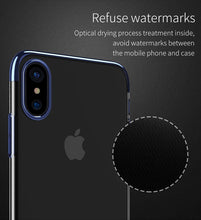 Load image into Gallery viewer, Apple iPhone XS Max Luxury Laser Plating Precision Thin Clear Hard Back Case