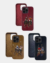 Load image into Gallery viewer, Santa Barbara Polo Club Jockey Series Genuine Leather Case for iPhone 14 Series