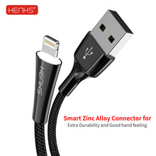 Load image into Gallery viewer, HENKS Lamp Light Fast Charging USB Data Sync Cable for Apple iPhone