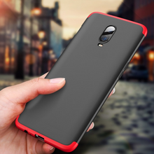 Load image into Gallery viewer, OnePlus 6T Premium 360 Protection [Front+Back] Hard PC Back Case Cover