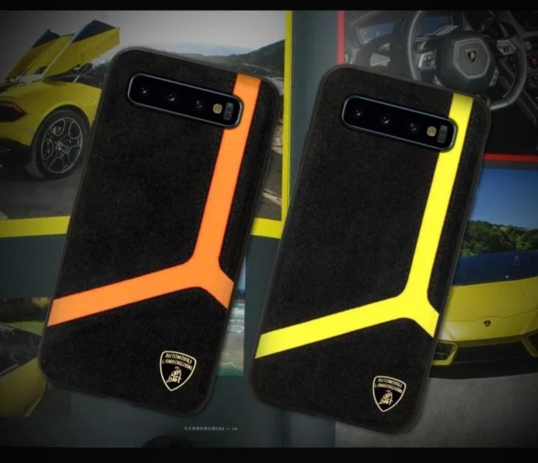 Lamborghini ® For Samsung S10 Plus Alcantara Aventador D11 Limited