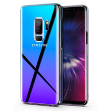 Load image into Gallery viewer, Samsung Galaxy S9 Plus Luxury Blue Ray Laser Gradient Dual Color Hard Back Case Cover