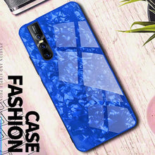 Load image into Gallery viewer, Vivo V15 Pro 9H Hardness Tempered Glass Marble Pattern Bling Shell Case Back Cover